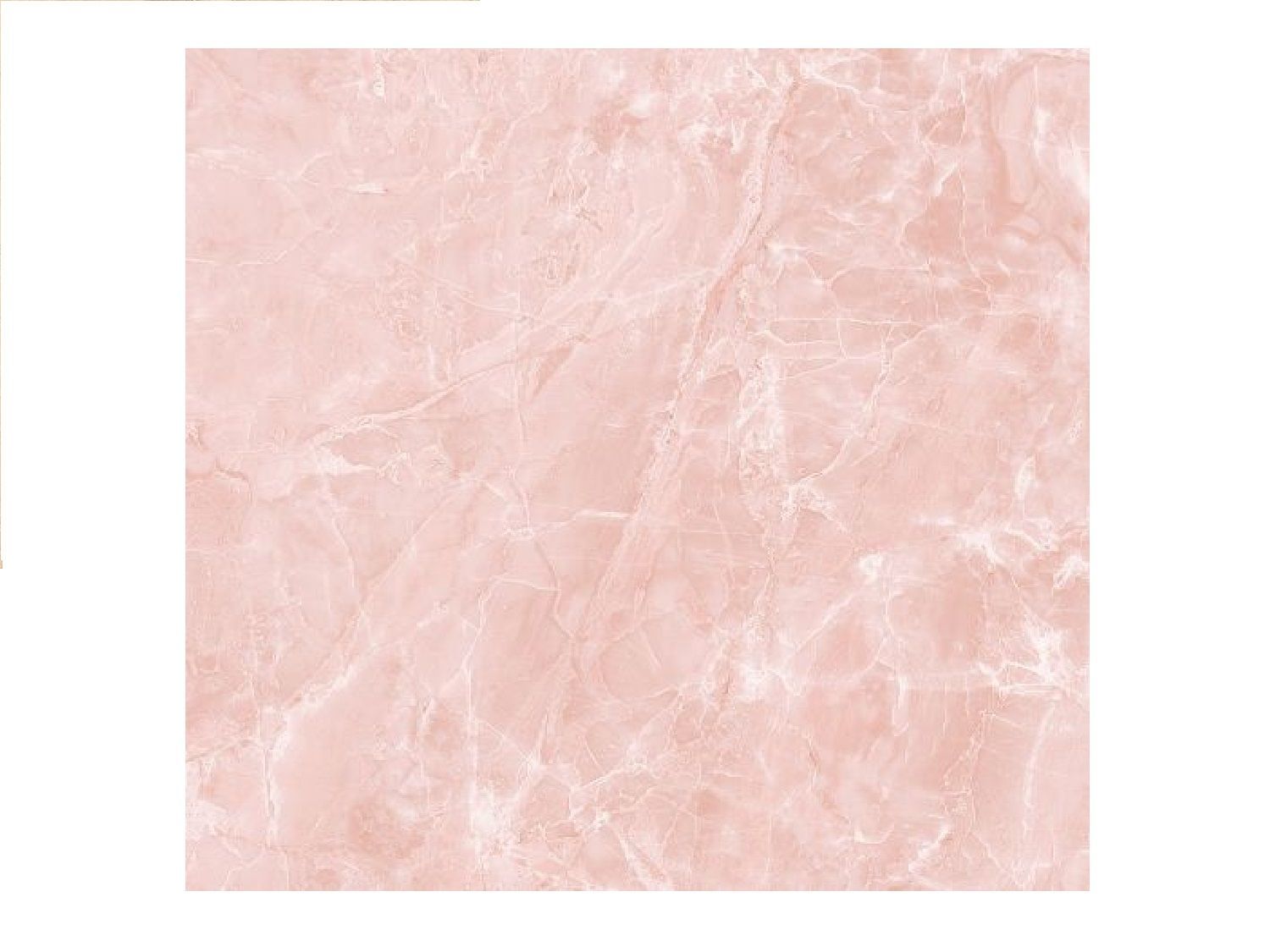 Flores Pink Shiny Ceramic Floor Tile - 430 x 430mm