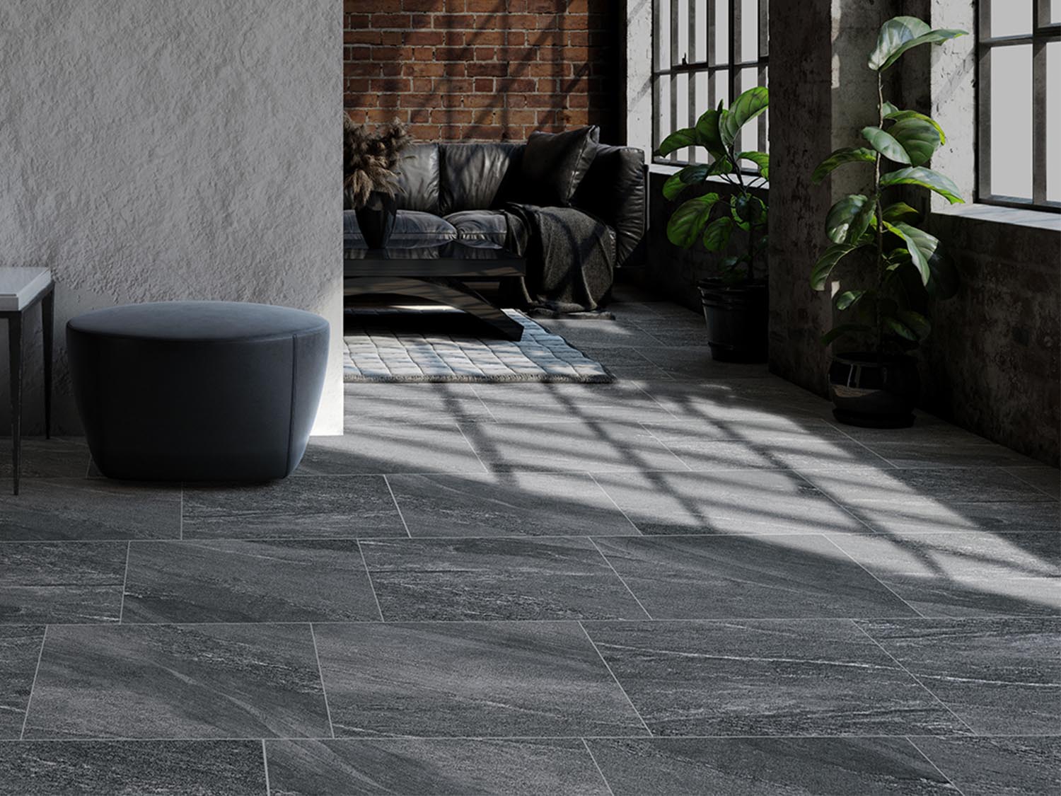 Kilimanjaro Rhino Grey EcoTec Matt Porcelain Floor Tile - 420 x